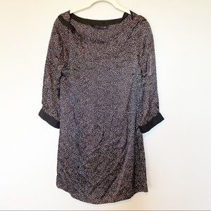 Zara | 100% Silk Animal Print Dress